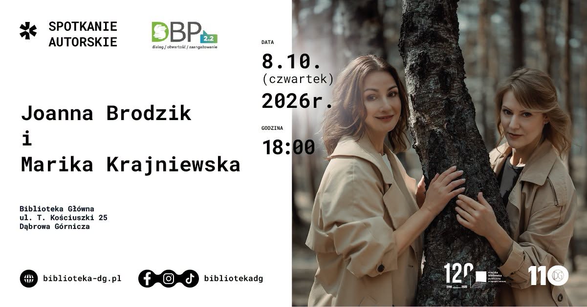 Spotkanie autorskie z Joanną Brodzik i Mariką Krajniewską